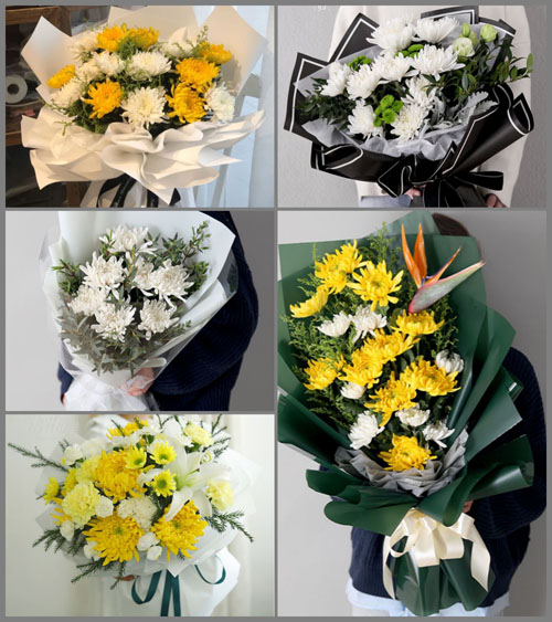 江苏苏州昆山市花桥镇周泾社区白事花束代送